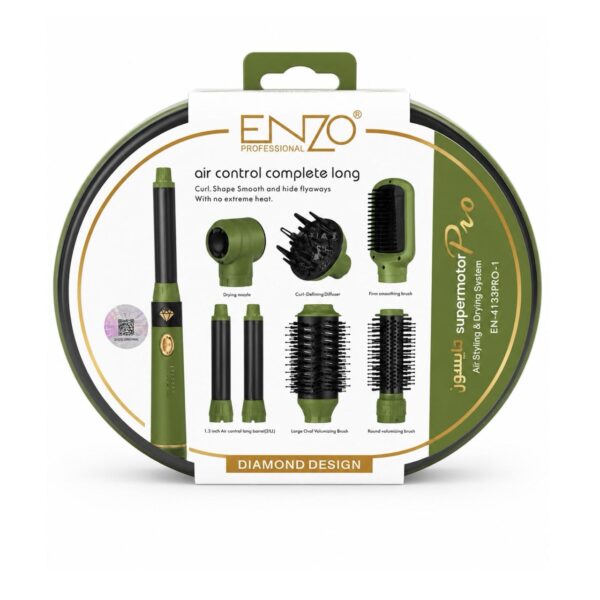 بكج الشعر Enzo دايسون Pro بلون الأخضر
