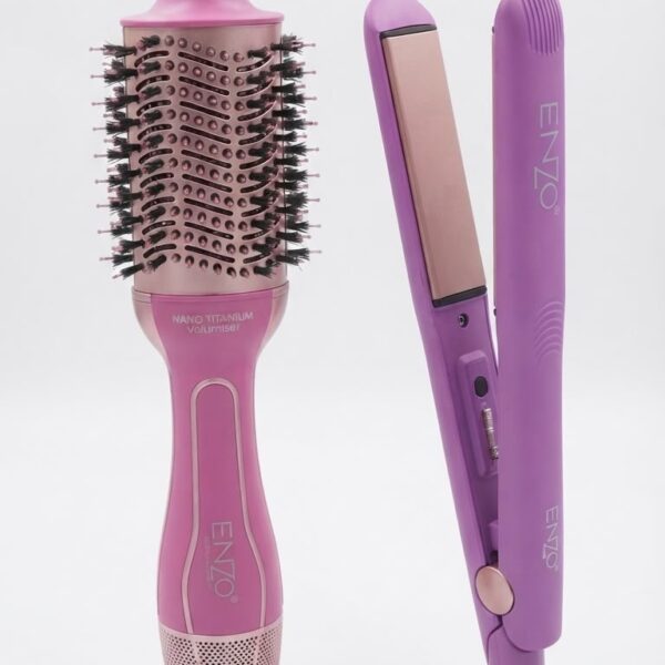 فرشاة التصفيف الاحترافية ماكارون من إنزو (ENZO Macaron 75mm Blowout Brush)